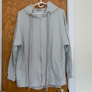 Zara // zip up hoodie